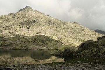 glacial lake in Sierra de Gredos
