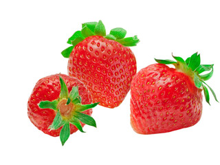 strawberry isolated on white background