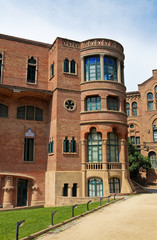 Fototapeta na wymiar Barcelona Hospital de Sant Pau - katalońskiego modernizmu