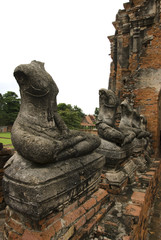 Fototapeta na wymiar Ruin Buddha Statue