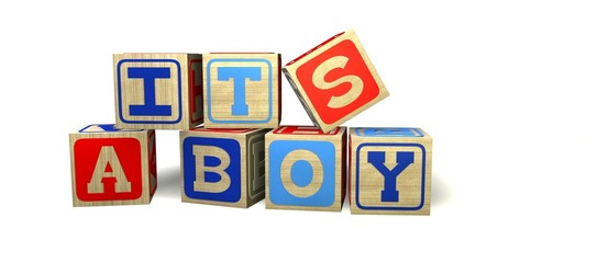 Buchstabenwuerfel_It's a boy