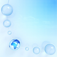 Abstract global background