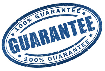 Guarantee blue stamp