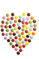 カラフルなハート