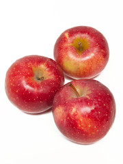 Fototapeta na wymiar 3 jabłka