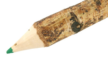 A wooden pencil