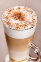 Coffee Latte in a glass