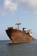 Old Wreck in the Port of Arrecife