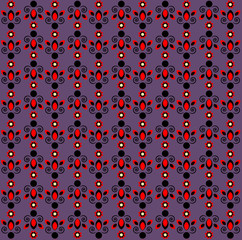 pattern with flower seamless texture