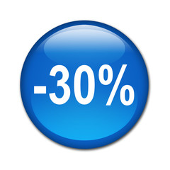 Boton brillante descuento -30%
