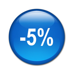 Boton brillante descuento -5%