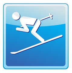 The skier symbol