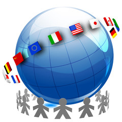 mondo comunità, bandiere © xyz+