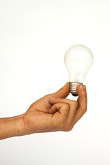 Hand and bulb