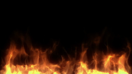 Fire flames