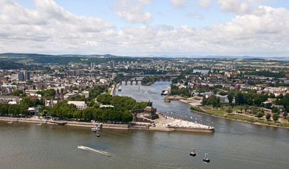 Fototapeta premium Deutsches Eck
