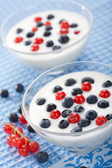 yogurt with berries