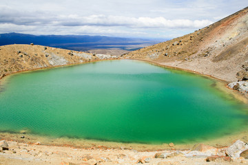 Emerald Lake in the Tongariro Alpine Crossing