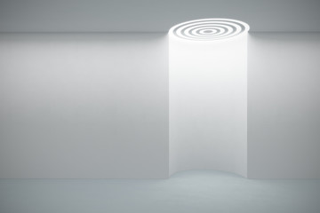 empty boutique showcase