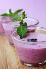 Blueberry yogurt
