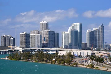 Fototapeta premium Miami Skyline
