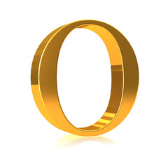 3d Gold letter 