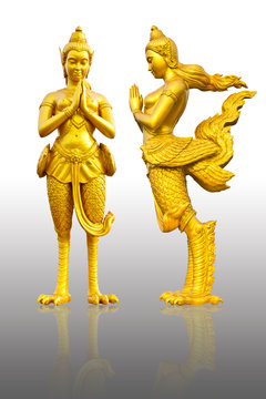 Kinaree, Thai style angle statue