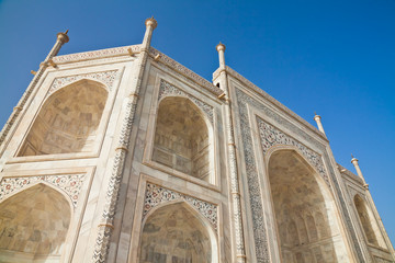 Fototapeta na wymiar Taj Mahal located in Agra 13