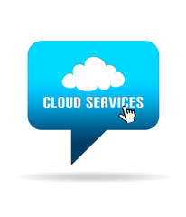 Cloud Services Speech Bubble