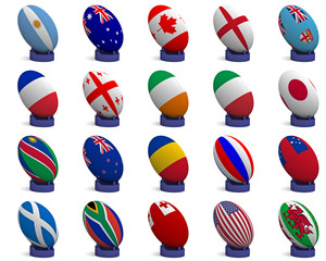 Participating teams of the Rugby World Cup 2011