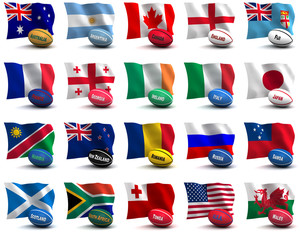 Participating teams of the Rugby World Cup 2011