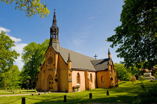 Rural Lutheran church in Sweden