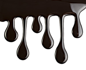 chocolate syrup leaking stream sweet food