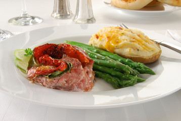 Go/urmet steak dinner