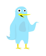Blue Twitter Bird