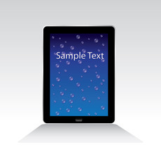 tablet computer mobile phone - illustration.
