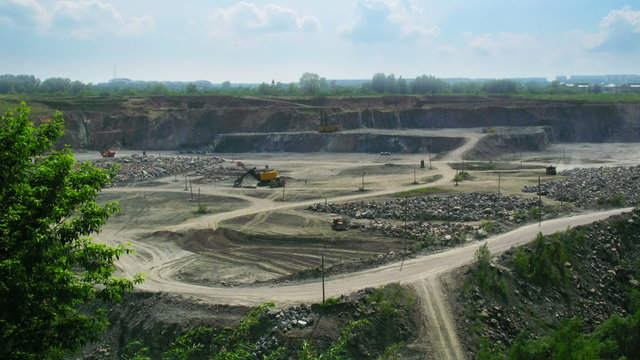 Open pit time lapse