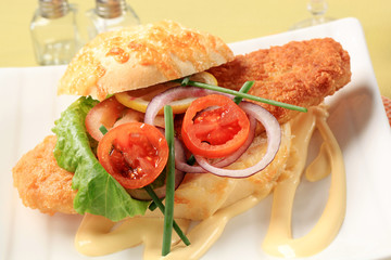 Fish sandwich
