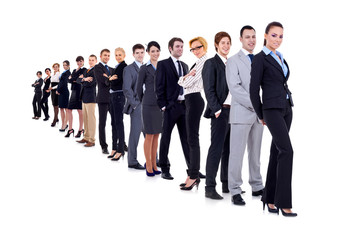 Obraz premium business woman and her team