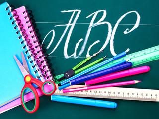Back to school supplies.