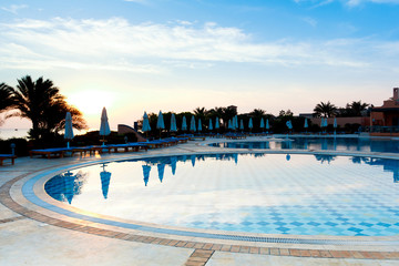 Luxury Hotel in the Morning