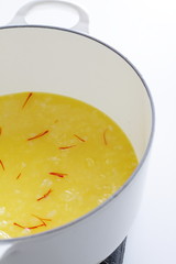 Cooking of Saffron rice