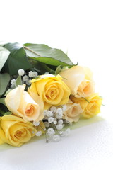 Yellow roses bouquet
