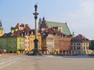 Fototapeta na wymiar Old town square, Warsaw, Poland