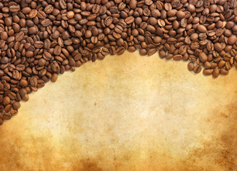Obraz na płótnie Canvas Coffee grunge background