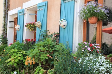 Blumenfenster in der Provence
