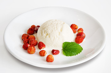 vanila ice cream scoop