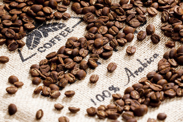 still life of coffee beans