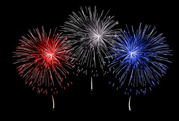 Red White and Blue Fireworks