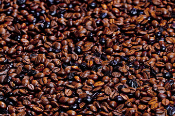 still life of coffee beans